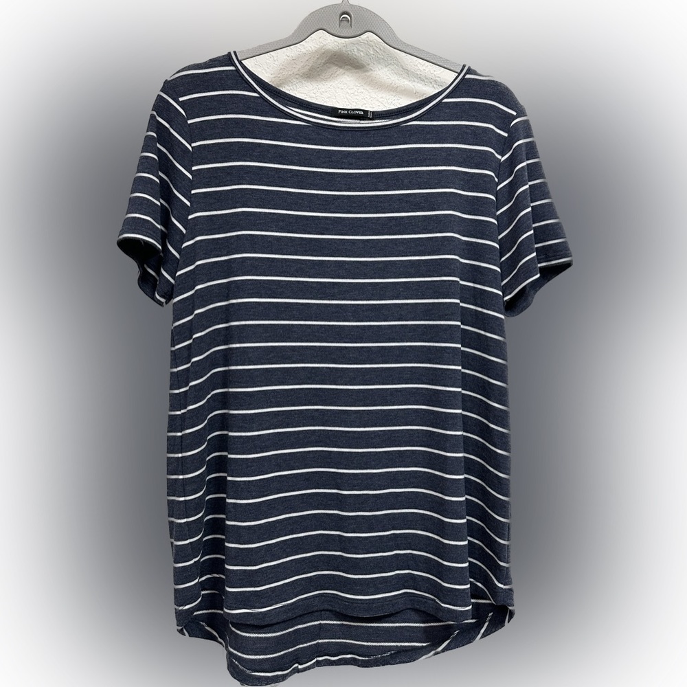 Pink Clover striped shirt